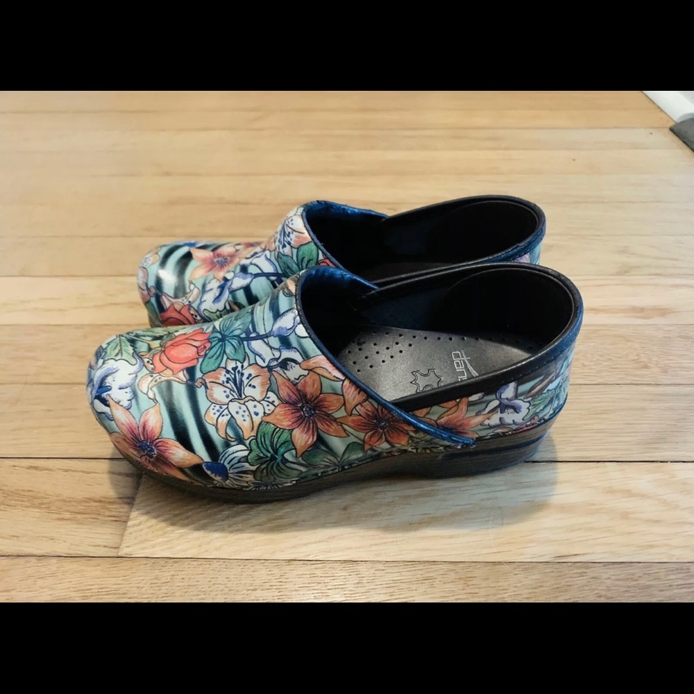 Dansko Professional Floral Clog 38